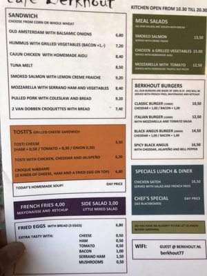 Menu photo 6 Café Berkhout Amsterdam, NH