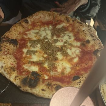 Pizza Secret - Margherita Pizza with sausage - Pizza Near Me - Brooklyn, New York