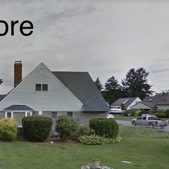 Panther Siding & Windows Inc. - This was how the house originally looked before using Panther - General Contractors Near Me - North Bellmore, New York Panther Siding & Windows Inc. - This was how the house originally looked before using Panther - General Contractors Near Me - North Bellmore, New York