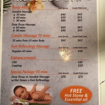 Respect Spa - Pricing - Massage Therapy Near Me - Whittier, California Respect Spa - Pricing - Massage Therapy Near Me - Whittier, California