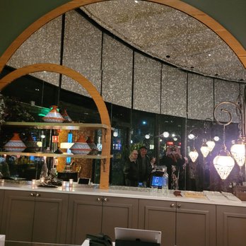 LeTour - Beautiful mirror at the entrance.  If you look closely you can see The Doctor and his cuz - French Near Me - Evanston, Illinois