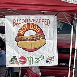 Bacon Wrapped - Bacon wrapped hotdogs is their name, plain and simple