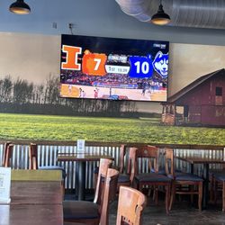 Tobacco Wood Brewing - Nice big screen