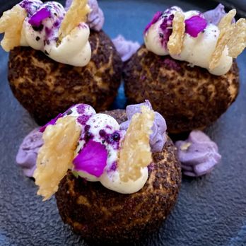 Animae - Ube Profiteroles - Asian Fusion Near Me - San Diego, California Animae - Ube Profiteroles - Asian Fusion Near Me - San Diego, California