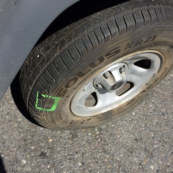 Hudson Auto Center - My spare on the jeep so it wouldn't be on the rim. I was lucky that my rim wasn't damaged. - Auto Repair Near Me - Poulsbo, Washington Hudson Auto Center - My spare on the jeep so it wouldn't be on the rim. I was lucky that my rim wasn't damaged. - Auto Repair Near Me - Poulsbo, Washington