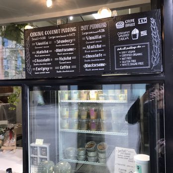 Vegan Pudding - The stand and menu! - Desserts Near Me - Vancouver, British Columbia
