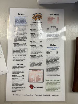 Menu photo 1 Gabby's Burgers Nashville, TN Menu photo 1 Gabby's Burgers Nashville, TN