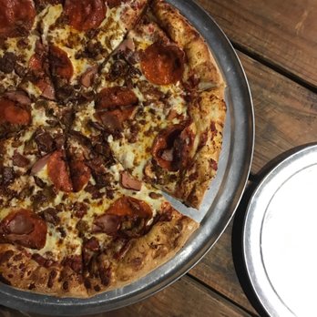 Pinthouse Pizza - Meatiest pizza (blanking on the actual name) - Pizza Near Me - Austin, Texas