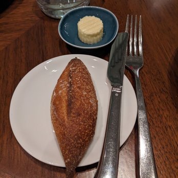 Knife Pleat - Bread and butter - came on individual plates per person. Dec 2022. - French Near Me - Costa Mesa, California Knife Pleat - Bread and butter - came on individual plates per person. Dec 2022. - French Near Me - Costa Mesa, California