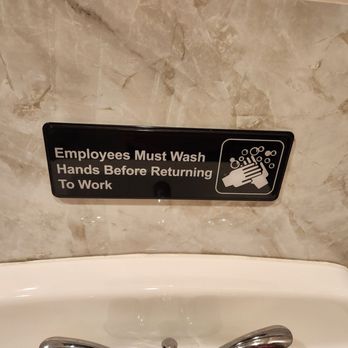 Brooklyn Pizzeria - Excellent Sinks with reassuring sign. - Pizza Near Me - Spring, Texas Brooklyn Pizzeria - Excellent Sinks with reassuring sign. - Pizza Near Me - Spring, Texas