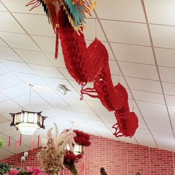 Hot Pot Chen - Décor on the dining room ceiling - Chinese Near Me - Ann Arbor, Michigan