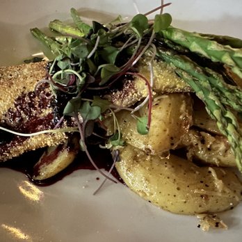 Boat Club Restaurant - Seared Idaho Trout* - Steakhouses Near Me - Whitefish, Montana Boat Club Restaurant - Seared Idaho Trout* - Steakhouses Near Me - Whitefish, Montana