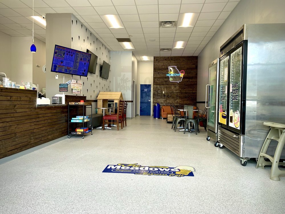 The Meadows Original Frozen Custard & Espresso Café Logo