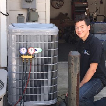 Comfortable Air Services - Installing a New Carrier 18 SEER AC Unit. - Heating & Air Conditioning/HVAC Near Me - Woodbridge, Virginia Comfortable Air Services - Installing a New Carrier 18 SEER AC Unit. - Heating & Air Conditioning/HVAC Near Me - Woodbridge, Virginia