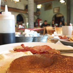 Tejas Restaurant - Pancakes and sitting area.