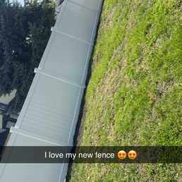 White Vinyl Fence