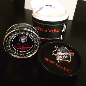 The Vaporum - Demon Killer Fused Clapton Wire and Cotton. - Vape Shops Near Me - Knoxville, Tennessee The Vaporum - Demon Killer Fused Clapton Wire and Cotton. - Vape Shops Near Me - Knoxville, Tennessee