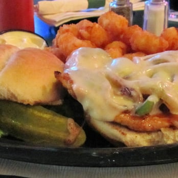 Mac's Proper Pub - Philly Chicken Sandwich With Tots. You Need This. - Pubs Near Me - Columbus, Ohio Mac's Proper Pub - Philly Chicken Sandwich With Tots. You Need This. - Pubs Near Me - Columbus, Ohio