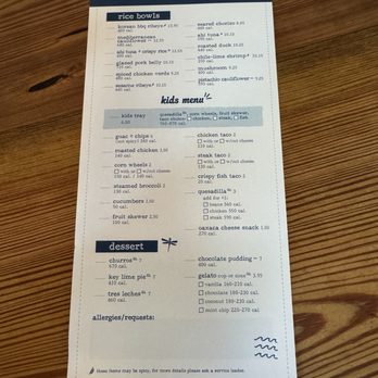 bartaco - Chapel Hill - menu - Tacos Near Me - Chapel Hill, North Carolina