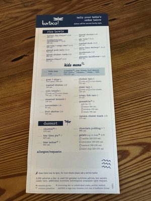 Menu photo 5 bartaco - Chapel Hill Chapel Hill, NC