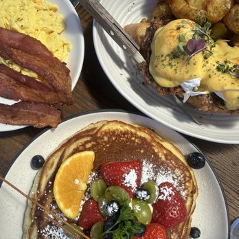 Kitchen Story - Lemon Ricotta Pancake and Frisco Benedict - Breakfast & Brunch Near Me - Oakland, California Kitchen Story - Lemon Ricotta Pancake and Frisco Benedict - Breakfast & Brunch Near Me - Oakland, California
