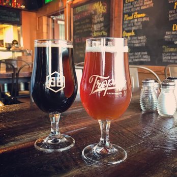 Trophy Brewing - "Sticky fingers" brown sugar porter & "best in show" citra saison - Bars Near Me - Raleigh, North Carolina Trophy Brewing - "Sticky fingers" brown sugar porter & "best in show" citra saison - Bars Near Me - Raleigh, North Carolina