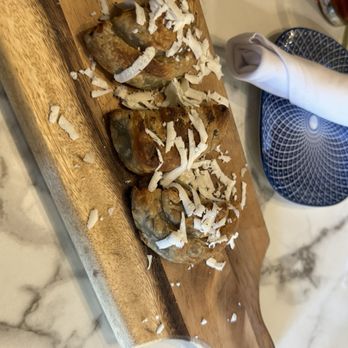 Dua Trattoria - 3 tiny pieces for $13 - Mediterranean Near Me - Frisco, Texas