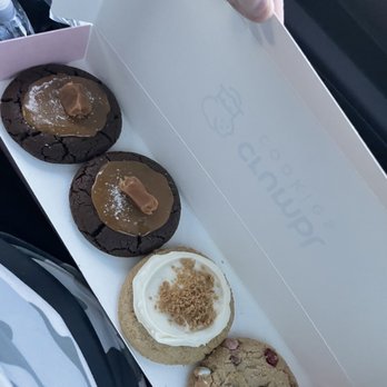 Crumbl - Vallejo - Caramel chocolate cookies, NY Cheesecake & M&M Valentine - Bakeries Near Me - Vallejo, California