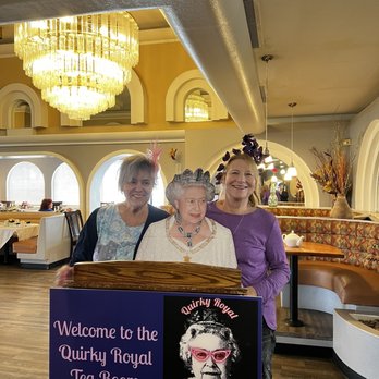 Quirky Royal Tea Room - The Queen gave us a very warm welcome and graciously took pictures with us. - Tea Rooms Near Me - Gilbert, Arizona Quirky Royal Tea Room - The Queen gave us a very warm welcome and graciously took pictures with us. - Tea Rooms Near Me - Gilbert, Arizona