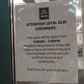 ALDI - Door post arrived at 07:55pm Mar 15,2020 - Grocery Near Me - Alhambra, California
