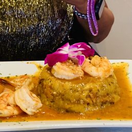 Shrimp mofongo was made perfectly!