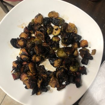 HopSaint Brewing - We ordered Brussels sprouts and we get this just because we pick up food doesn't mean we won't complain. - New American Near Me - Torrance, California