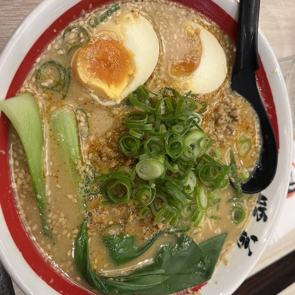 Ramen Danbo - Tantan noodle, I paid extra for the egg. - Ramen Near Me - Southport, QLD Ramen Danbo - Tantan noodle, I paid extra for the egg. - Ramen Near Me - Southport, QLD