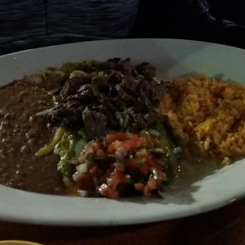 Salsa Tex Mex - Enchilada with Fajita meat on top - Tex-Mex Near Me - Plano, Texas Salsa Tex Mex - Enchilada with Fajita meat on top - Tex-Mex Near Me - Plano, Texas