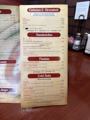 Menu photo 2 Al's Restaurant Pizzeria & Grill Clear Spring, MD
