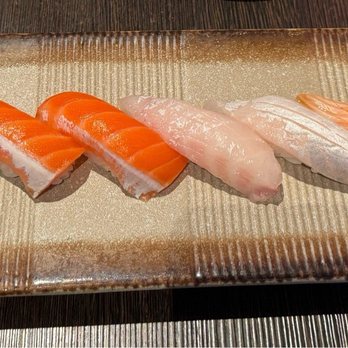 Spiral Flame - Unagi Nigiri, Umi Masu Ocean Trout, Korudai Black Snapper, Salmon Belly - Japanese Near Me - San Bruno, California Spiral Flame - Unagi Nigiri, Umi Masu Ocean Trout, Korudai Black Snapper, Salmon Belly - Japanese Near Me - San Bruno, California