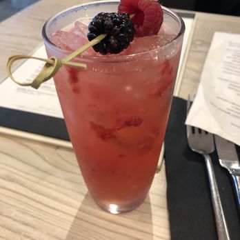 The Shores Restaurant - Beachy Breezy cocktail with gin, muddled raspberry and blackberry, cucumber and lemon. Not overly sweet and fresh! - New American Near Me - Oxnard, California The Shores Restaurant - Beachy Breezy cocktail with gin, muddled raspberry and blackberry, cucumber and lemon. Not overly sweet and fresh! - New American Near Me - Oxnard, California
