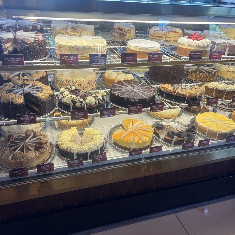 The Cheesecake Factory - Large Section of Cakes. - American Near Me - Cherry Hill, New Jersey The Cheesecake Factory - Large Section of Cakes. - American Near Me - Cherry Hill, New Jersey