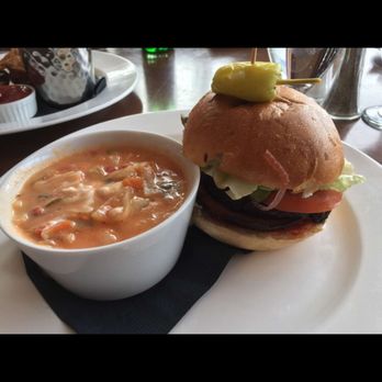 Halcyon Hot Springs - Portobello mushroom burger with borscht - Resorts Near Me - Nakusp, British Columbia
