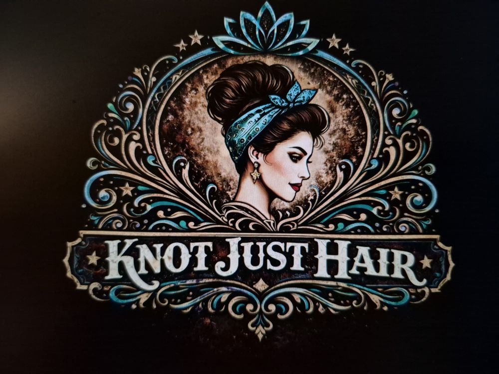 Knot Just Hair Logo