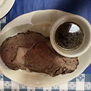 Blue Bay Seafood & Steaks - Prime rib. Medium rare - Seafood Near Me - Wakefield, New Hampshire