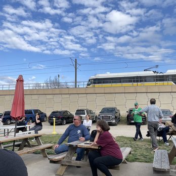 Four Bullets Brewery - The DART passing through - Breweries Near Me - Richardson, Texas