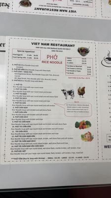 Menu photo 6 Pho Vietnam Seattle, WA