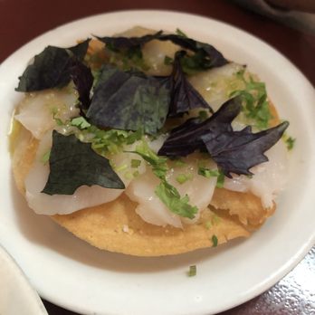 Found Oyster - Scallop tostada - Seafood Near Me - Los Angeles, California Found Oyster - Scallop tostada - Seafood Near Me - Los Angeles, California