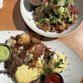 Madison - Skirt Steak Benedict & Carnitas Stack (IG: @mylifeaskat_) - Italian Near Me - San Diego, California Madison - Skirt Steak Benedict & Carnitas Stack (IG: @mylifeaskat_) - Italian Near Me - San Diego, California