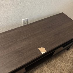 Furniture and Home Design - TV stand received damaged.