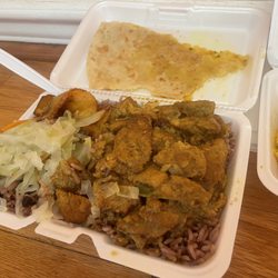 Caricom Spices Restaurant - Vegan curry chicken