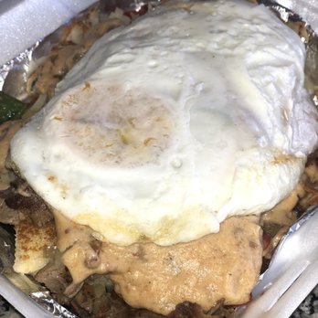 Honeybear Cafe - STUFFED CAJUN CHEESE STEAK BISCUIT - Breakfast & Brunch Near Me - Chicago, Illinois