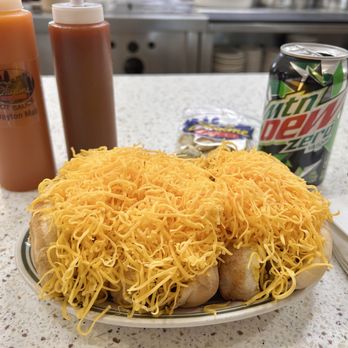 Skyline Chili - Yep, has to be diet Mountain Dew with my coneys... - Hot Dogs Near Me - Centerville, Ohio Skyline Chili - Yep, has to be diet Mountain Dew with my coneys... - Hot Dogs Near Me - Centerville, Ohio