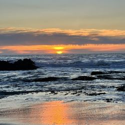 Pelican Point RV Park - Sunset from the beach